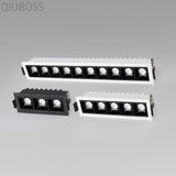 High Power Dimmable LED Recessed Striplight LED Ceiling Lights 2W/4W/6W/10W/20W/30W COB LED Downlight AC90~260V Indoor Lighting