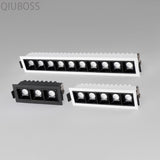 High Power Dimmable LED Recessed Striplight LED Ceiling Lights 2W/4W/6W/10W/20W/30W COB LED Downlight AC90~260V Indoor Lighting