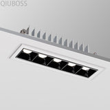 High Power Dimmable LED Recessed Striplight LED Ceiling Lights 2W/4W/6W/10W/20W/30W COB LED Downlight AC90~260V Indoor Lighting