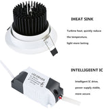 Dimmable Led downlight light COB Ceiling Spot Light  5W 7W 9W 12W 85-265V ceiling recessed Lights Indoor Lighting