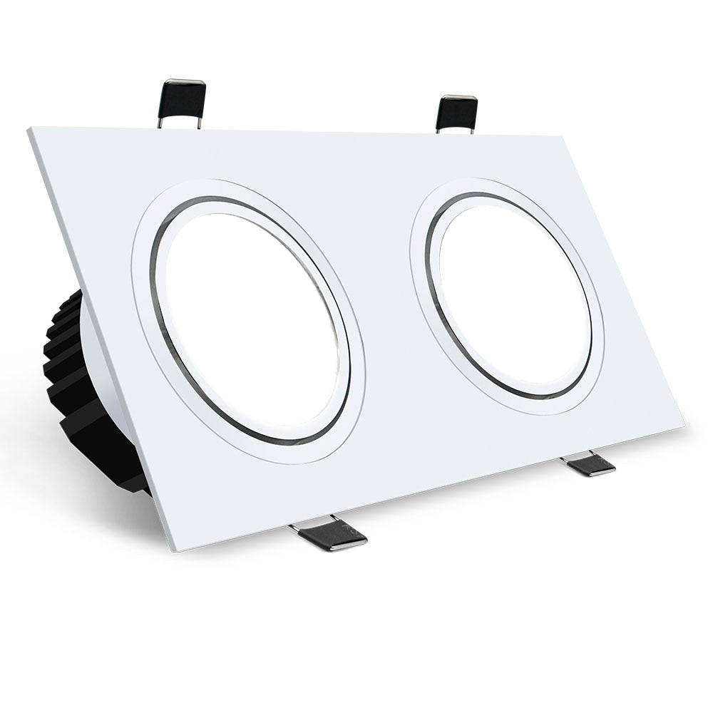 Square Dimmable Recessed LED Downlights 14W 18W 24W COB LED Ceiling Lamps AC85-265V LED Ceiling Spot Lights Indoor Lighting