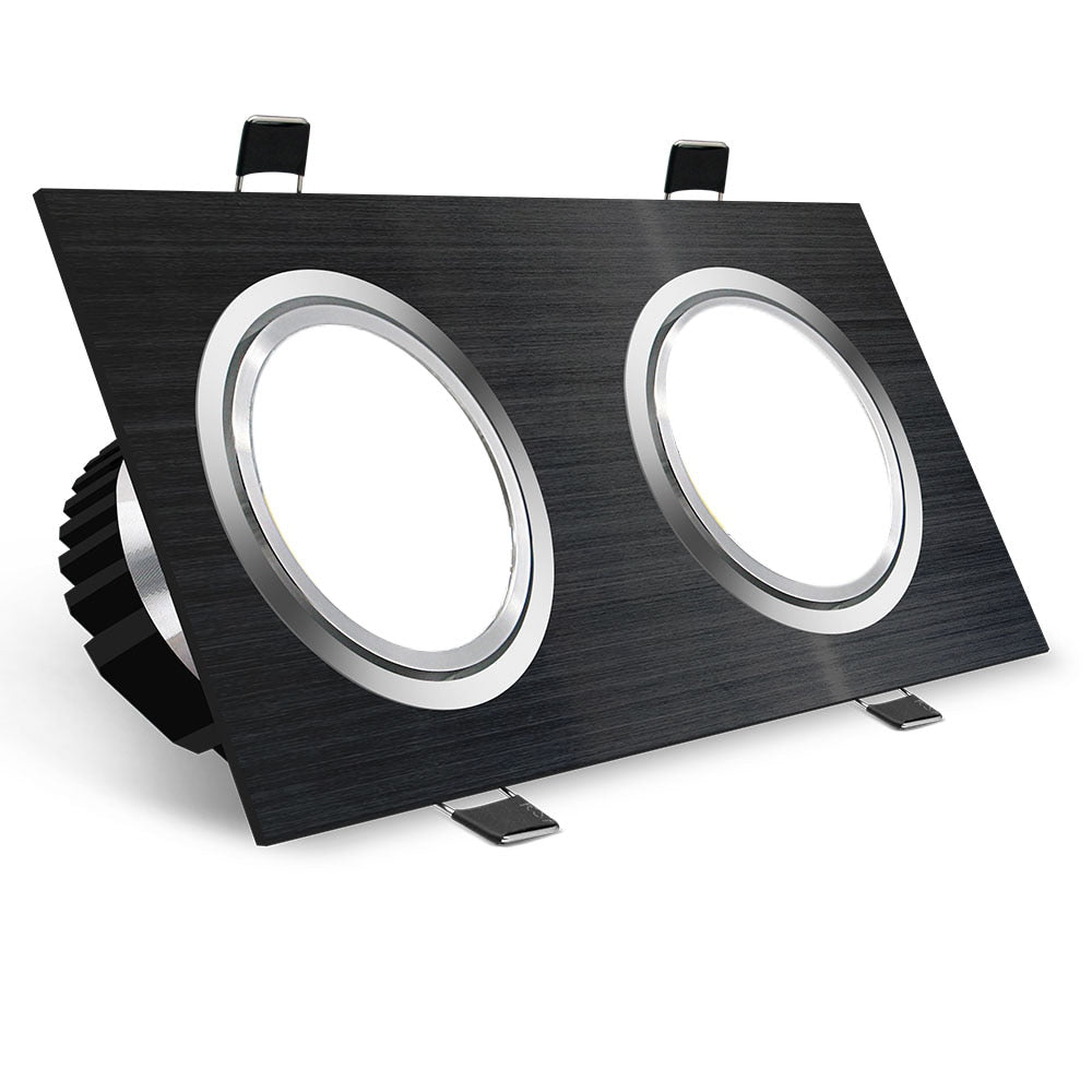 Square Dimmable Recessed LED Downlights 14W 18W 24W COB LED Ceiling Lamps AC85-265V LED Ceiling Spot Lights Indoor Lighting