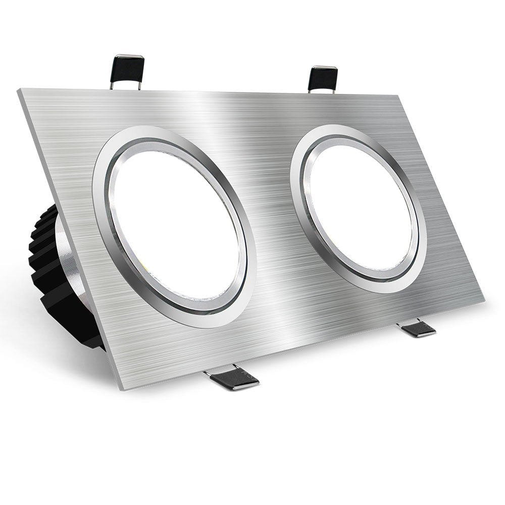 Square Dimmable Recessed LED Downlights 14W 18W 24W COB LED Ceiling Lamps AC85-265V LED Ceiling Spot Lights Indoor Lighting