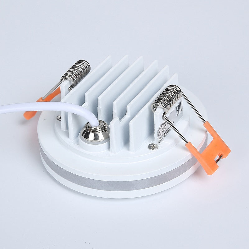 Recessed LED Downlight Aluminum Ceiling Spot Light Waterproof Down Lights For Bathroom 10W 15W 20W Indoor Lamp