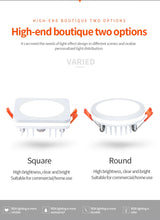 Recessed LED Downlight Aluminum Ceiling Spot Light Waterproof Down Lights For Bathroom 10W 15W 20W Indoor Lamp