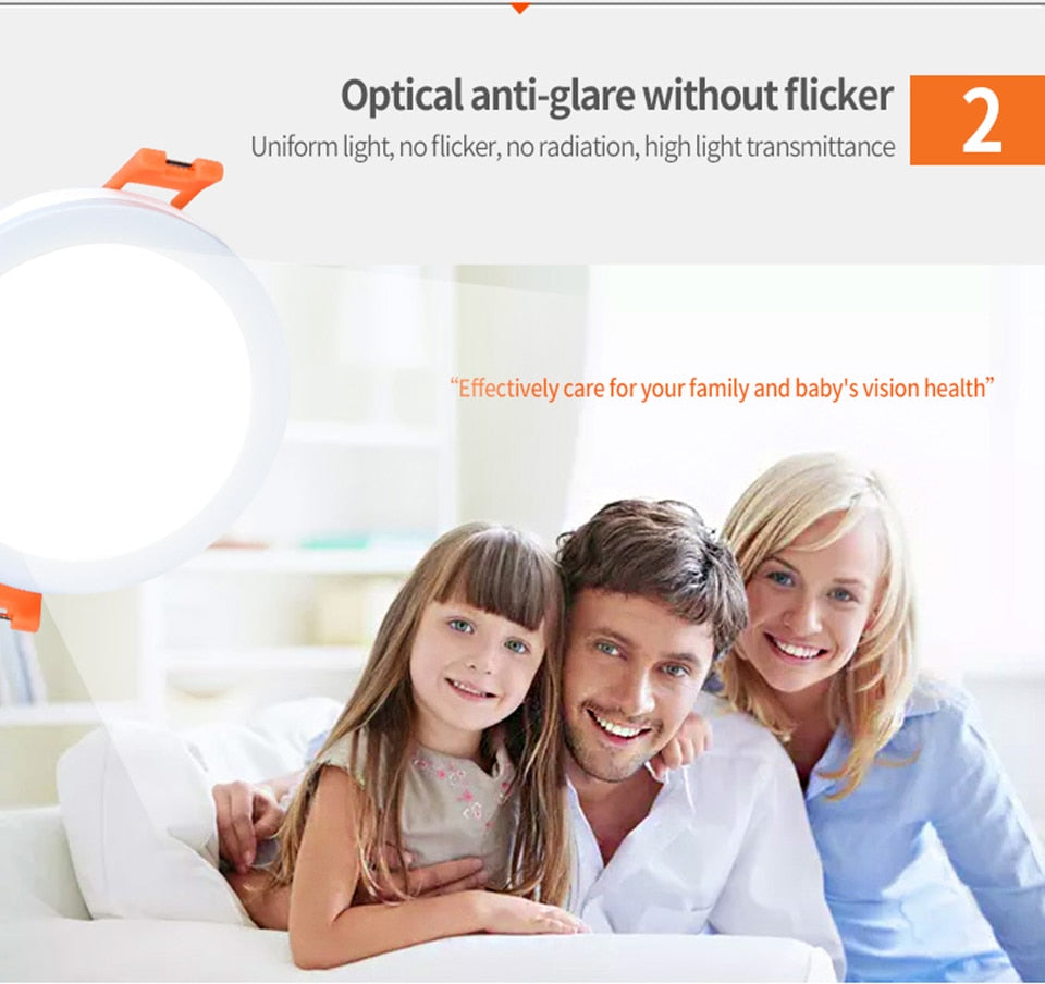 Recessed LED Downlight Aluminum Ceiling Spot Light Waterproof Down Lights For Bathroom 10W 15W 20W Indoor Lamp