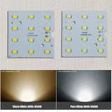 2/10/20Pcs LED PCB 18W 118X118MM Downlight Source Aluminum Heatsink Plate Installed SMD 5730 110lm/w For Sopt Panel Square Lamp