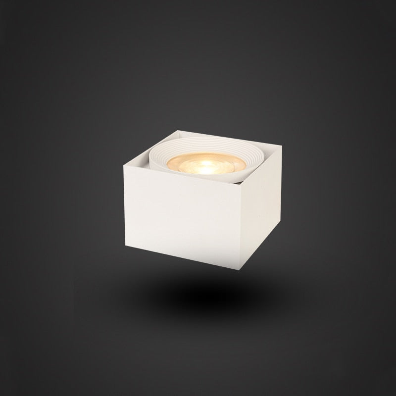 DONWEI Surface Mounted COB LED Downlight 7W/12W/15W AC85V-265V led Ceiling Spot Light Nordic Lighting For Kitchen Livingroom