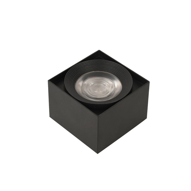 DONWEI Surface Mounted COB LED Downlight 7W/12W/15W AC85V-265V led Ceiling Spot Light Nordic Lighting For Kitchen Livingroom