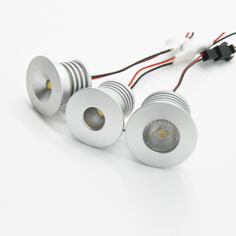 3W AC100-240V Spot Lighting Fittings LED Bulb Mini Downlight For Stair Bedroom Cabinet Ceiling Lamps Hidden Lights