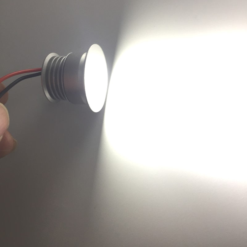 Mini 3W LED Cabinet Downlight Recessed 3V 12V 120V 230V Input for Kitchen Home Decoration Show Case KTV Room
