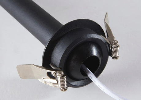 Black / White Long Tube Ceiling Recessed Led Point Lamp Angle Rotating 12w Ceiling Light For Kitchen Bedroom Tv Background Image