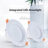 Downlight 3W 5W 7W 9W 12W 15W 18W Spot led downlight AC 220V White Ultra Thin Aluminum Round Recessed LED Spot Lighting