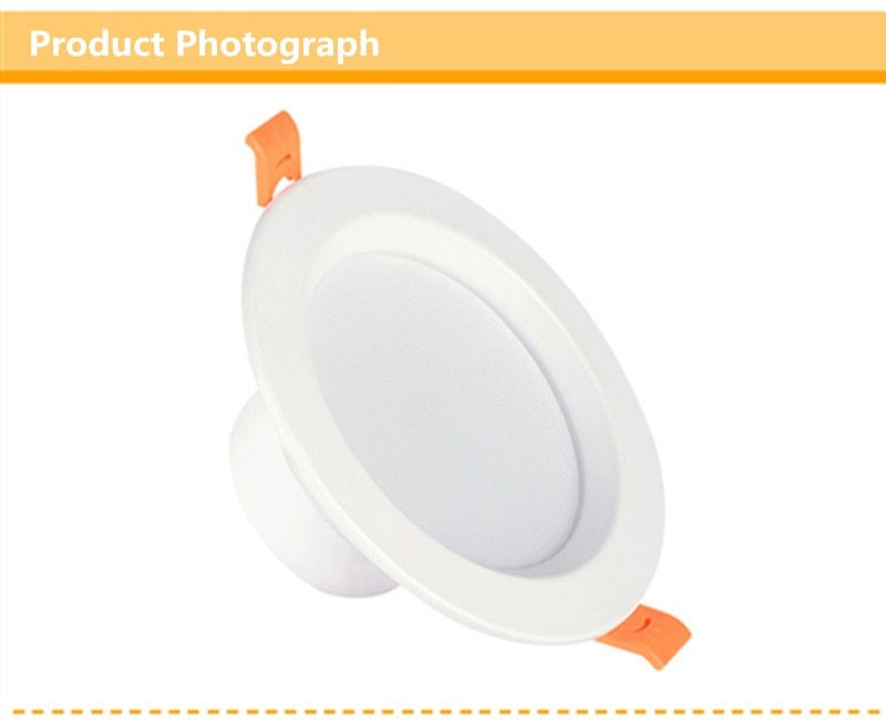 Downlight 3W 5W 7W 9W 12W 15W 18W Spot led downlight AC 220V White Ultra Thin Aluminum Round Recessed LED Spot Lighting