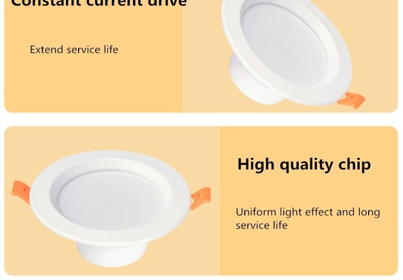 Downlight 3W 5W 7W 9W 12W 15W 18W Spot led downlight AC 220V White Ultra Thin Aluminum Round Recessed LED Spot Lighting