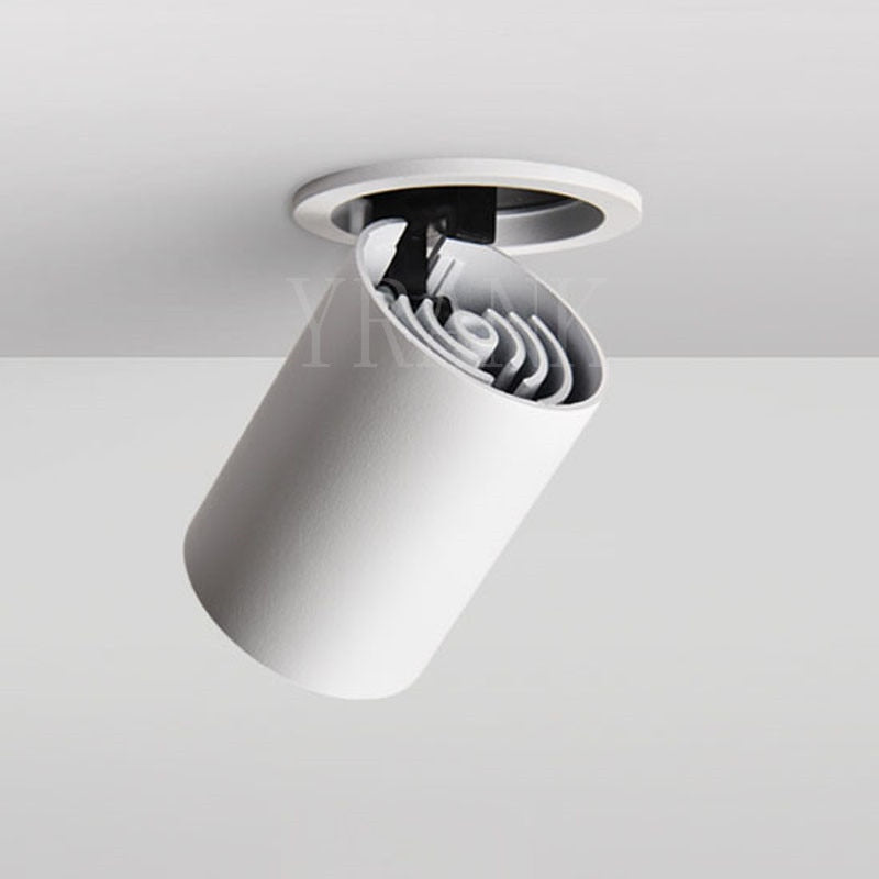 LED spotlights Embedded Ceiling Light Living Room Simple Nordic Adjust Up Down Left And Right 7W 12W COB Downlight