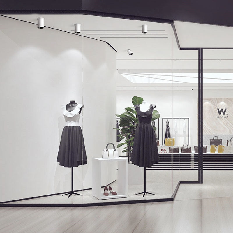 LED spotlights Embedded Ceiling Light Living Room Simple Nordic Adjust Up Down Left And Right 7W 12W COB Downlight