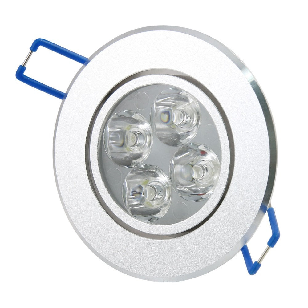 Recessed LED Ceiling Downlight Spotlight Lamp Bulb Light High Lumins 4W Cool White/Pure White/ Warm White 85-265V