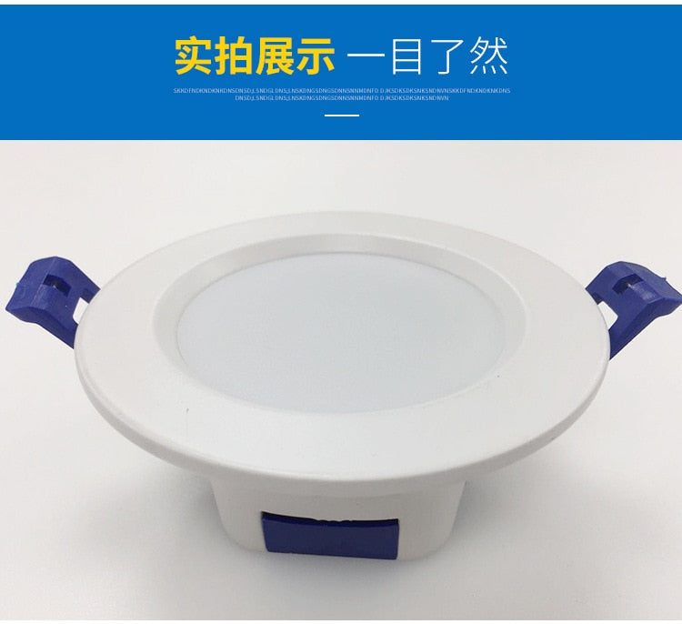 Led Downlight 5W 7W 9W 12W 15W 85-265V high-qualit LED Ceiling Round Recessed Lamp Living room LED Spot Light For Bathroom HY