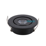 Dimmable LED Mini ceiling LED spot light lamp 1W 3W LED downlight white,black,silver Mini downlight Cabinet Spot Lamp