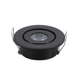 Dimmable LED Mini ceiling LED spot light lamp 1W 3W LED downlight white,black,silver Mini downlight Cabinet Spot Lamp