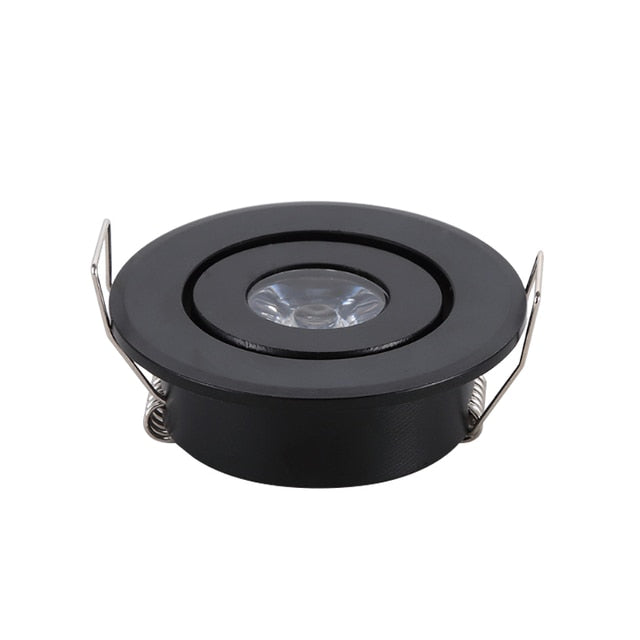 Dimmable LED Mini ceiling LED spot light lamp 1W 3W LED downlight white,black,silver Mini downlight Cabinet Spot Lamp