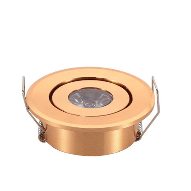 Dimmable LED Mini ceiling LED spot light lamp 1W 3W LED downlight white,black,silver Mini downlight Cabinet Spot Lamp