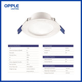 OPPLE LED Downlight Spot Light Ceiling lamp RC-US 4W 6W Warm White 3000K Cool White 6500K Flicker Free Energy Saving