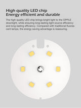 OPPLE LED Downlight Spot Light Ceiling lamp RC-US 4W 6W Warm White 3000K Cool White 6500K Flicker Free Energy Saving