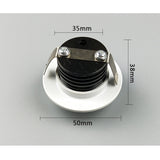 Led Downlight Light COB Ceiling Spot Light AC220V Round White 3W Recessed Lights Bedroom Kitchen Indoor Lighting