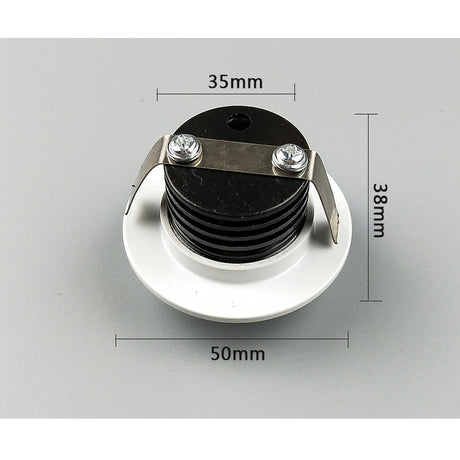 Led Downlight Light COB Ceiling Spot Light AC220V Round White 3W Recessed Lights Bedroom Kitchen Indoor Lighting