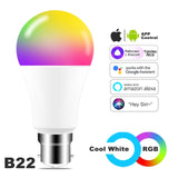  Smart Bulb 15W Color Wi Fi Light RGB E27 LED Lamp 220V 110V Alexa Google Home Assistant Siri Voice Control Dimmable