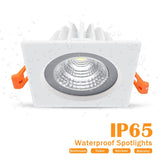 IP65 Waterproof LED Spot light Ceiling 7W 12W Modern LED Ceiling lamp AC110V 220V For Bathroom Recessed led Ceiling Downlight