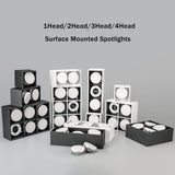 LED Ceiling lamp Surface Mounted Spot led downlight 12w 24w led bulb replaceable 45 Degree Rotation spot light for home lighting