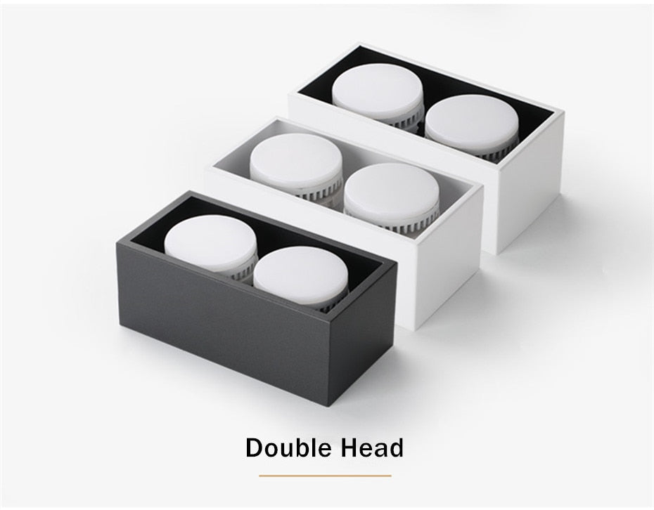 LED Ceiling lamp Surface Mounted Spot led downlight 12w 24w led bulb replaceable 45 Degree Rotation spot light for home lighting