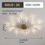 Fireworks led Chandelier For Living Room Bedroom Home chandelier Modern Led Ceiling Chandelier Lamp Lighting chandelier