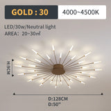 Fireworks led Chandelier For Living Room Bedroom Home chandelier Modern Led Ceiling Chandelier Lamp Lighting chandelier