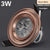 European style Bronze/Red Copper 3W 5W 7W LED dimmable White/Cool White/Warm White Downlight Ceiling Downlight Lamp