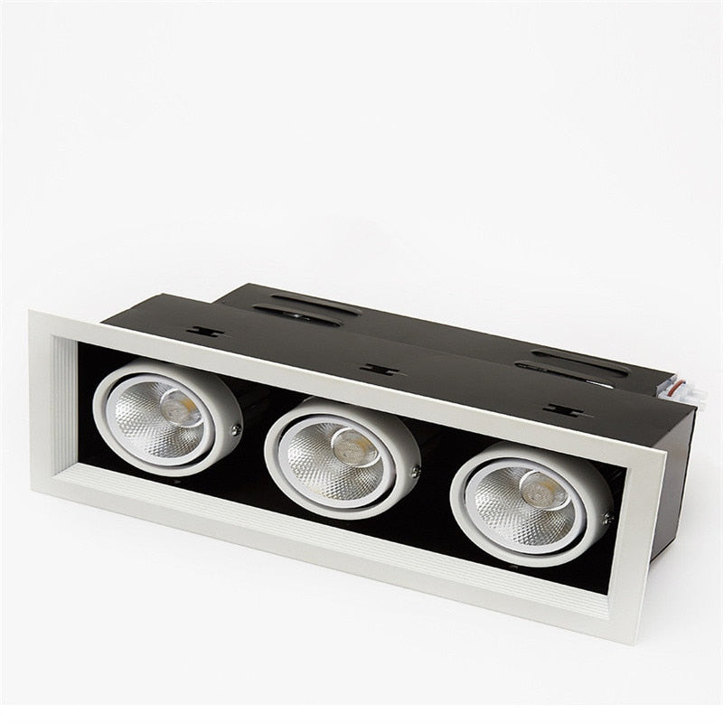 Double Dimmable Led downlight light Ceiling Spot Light 10w 20W 30W ac85-240V ceiling recessed Lights Indoor Lighting