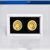 Double Dimmable Led downlight light Ceiling Spot Light 10w 20W 30W ac85-240V ceiling recessed Lights Indoor Lighting