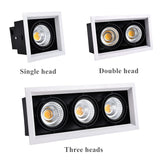 Double Dimmable Led downlight light Ceiling Spot Light 10w 20W 30W ac85-240V ceiling recessed Lights Indoor Lighting