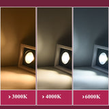 Double Dimmable Led downlight light Ceiling Spot Light 10w 20W 30W ac85-240V ceiling recessed Lights Indoor Lighting