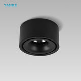 Round led downlight living room corridor aisle light without opening hole Ming mounted ceiling spotlight thin cob ceiling light