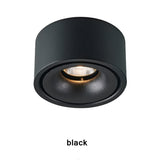 Round led downlight living room corridor aisle light without opening hole Ming mounted ceiling spotlight thin cob ceiling light