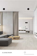 Round led downlight living room corridor aisle light without opening hole Ming mounted ceiling spotlight thin cob ceiling light