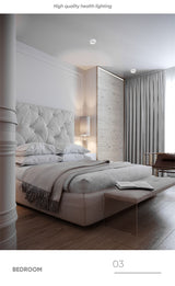 Round led downlight living room corridor aisle light without opening hole Ming mounted ceiling spotlight thin cob ceiling light