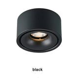 Round led downlight living room corridor aisle light without opening hole Ming mounted ceiling spotlight thin cob ceiling light