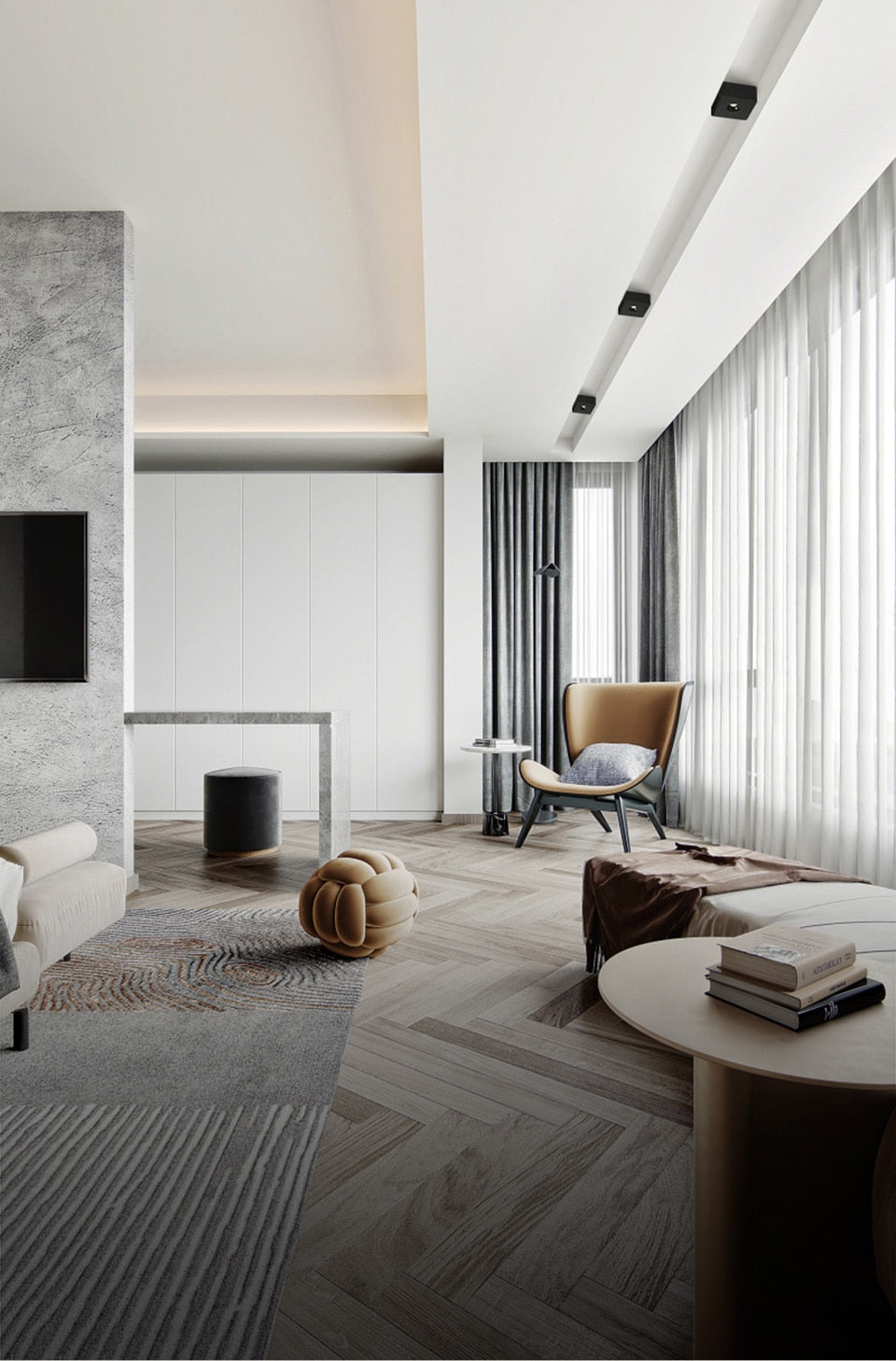 Aisilan Ultra-thin Led Surface Mounted Ceiling Downlight Anti-glare No Flicker Spot light for indoor Foyer Living Room AC90-260V