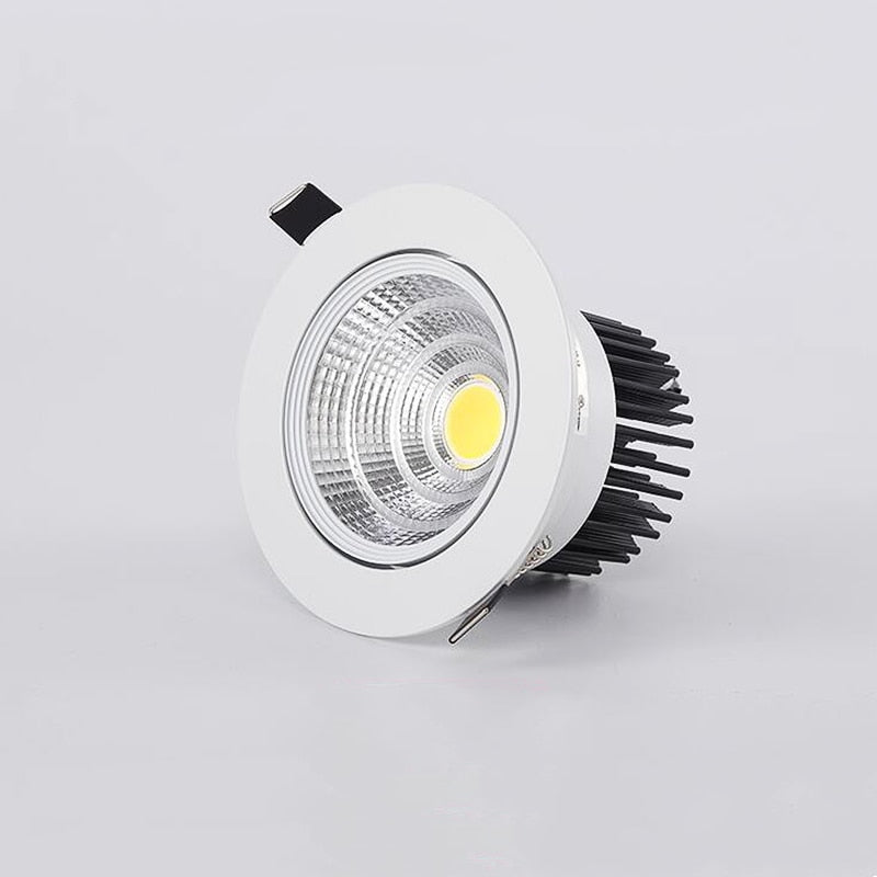 Recessed ceiling light indoor lighting AC110V-220V AC110V-220V dimmable LED downlight COB ceiling spotlight 3w 5w 7w 9w 12W 15W