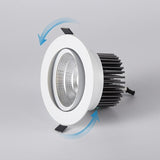 Recessed ceiling light indoor lighting AC110V-220V AC110V-220V dimmable LED downlight COB ceiling spotlight 3w 5w 7w 9w 12W 15W